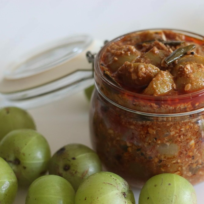 Usirikaya / Amala Pickle - Andhra Pachallu