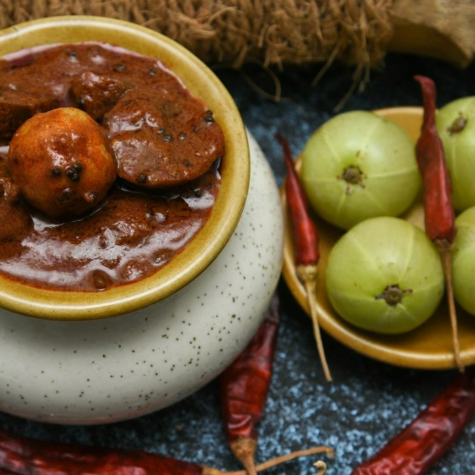 Usirikaya / Amala Pickle - Andhra Pachallu