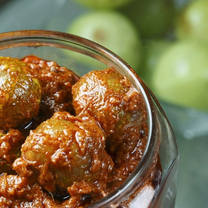 Usirikaya / Amala Pickle - Andhra Pachallu