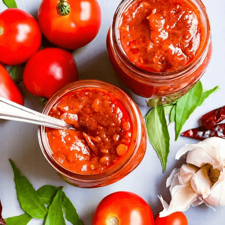 Tomato Pickle - Andhra Pachallu