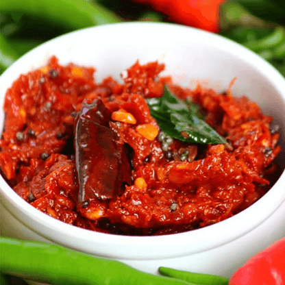 Chilli / Pandu Mirapakaya Pickle - Andhra Pachallu