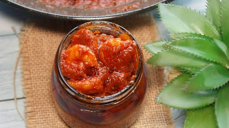 Prawn Pickle - Andhra Pachallu