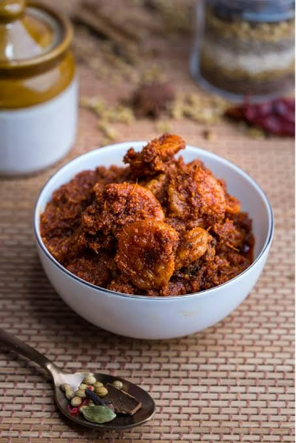 Prawn Pickle - Andhra Pachallu