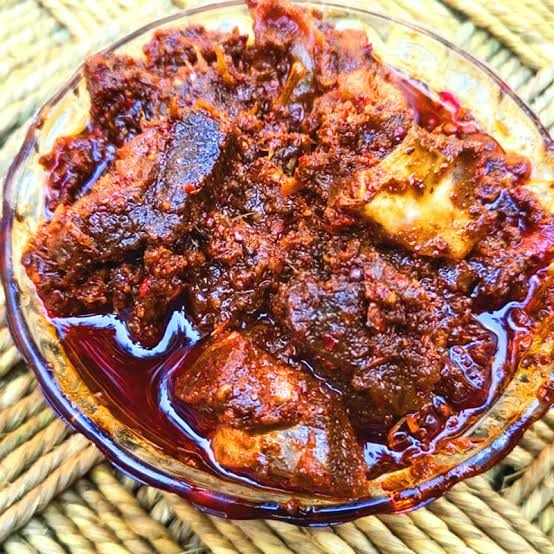 Mutton Pickle - Andhra Pachallu